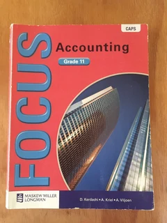 Grade 11 School book: Accounting Learners Book
