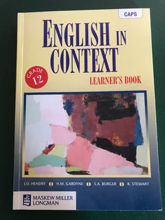 Grade 12 School Book: English home language - Learners Book