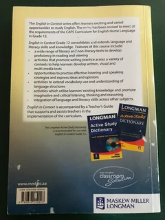 Grade 12 School Book: English home language - Learners Book