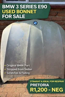 BMW 3 Series E90 Bonnet – Original (Used)
