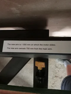 RADIALARM SAW: DeWalt, 3 Phase