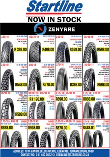 Scooter and Delivery bike tyres