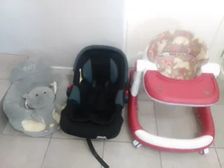 Baby Combo Set|Safeway Car Seat|Baby 4-1 Walking Ring|Elephant Sofa | Folding Mosquito Sleeping Net