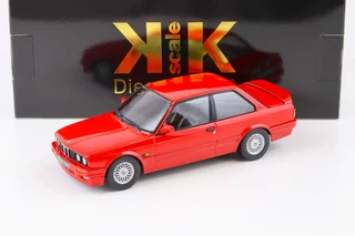 Die cast BMW 320iS E30 (Italo M3) year 1989 red 1:18 by KK-Scale - SA's 325is