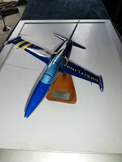 Two Breitling Static Display Aircraft Models