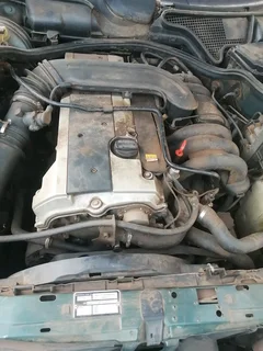 Stripping W210 Mercedes with M102 engine