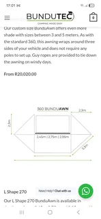Bundutec awning