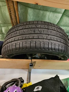 Four Pirelli Scorpion Verde tyres, size 275-45R20.