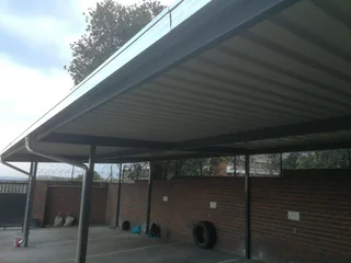 Steel Carports.  Patio roofs