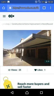 Steel Carports.  Patio roofs