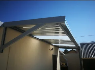 Steel Carports.  Patio roofs. Repairs. Cromodeck. Polycarbonate IBR