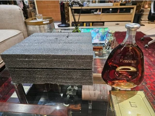 Bar Visor - Crystal Whiskey Decanter and 6 Glasses