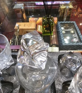 Bar Visor - Crystal Whiskey Decanter and 6 Glasses