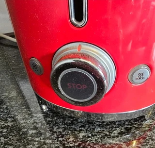 Smeg Retro 2 Slice Toaster - Red