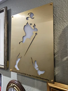 Johnnie Walker illuminating advertisement Board