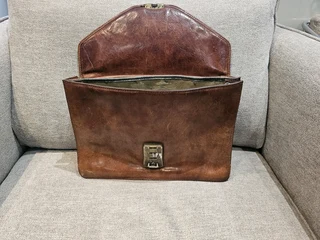 The Trend Leather Laptop Briefcase Messenger Bag