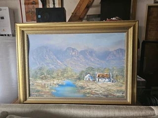 Mountain Landscape Oil Painting