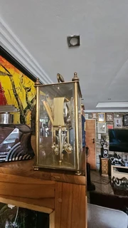 Acctim Brass Carriage Quartz Clock