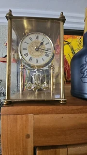 Acctim Brass Carriage Quartz Clock