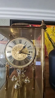 Acctim Brass Carriage Quartz Clock
