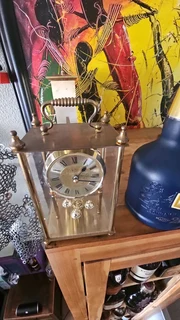 Acctim Brass Carriage Quartz Clock