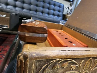 Boxed Multitool Knife and Columbia No.002 Knife in a Syroco Box