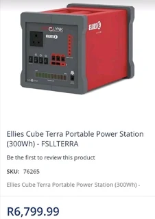 Ellies 300 Watts Portable Back-up Power Station