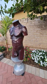 Ceramic Male Torso Sculptures