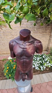 Ceramic Male Torso Sculptures