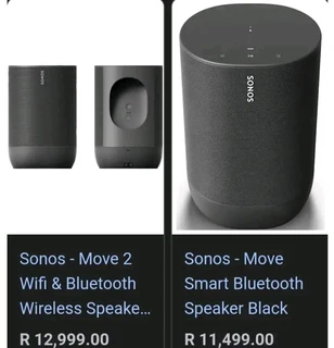 Sonos Move Premium Bluetooth and Wi-Fi Portable Speaker