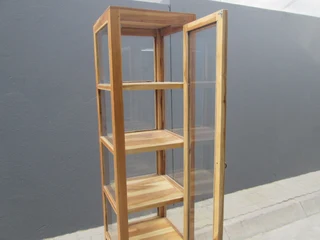 Teak Glass Display Cabinet