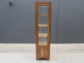 Teak Glass Display Cabinet