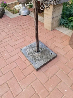 Female Torso Metal Washers Sculpture