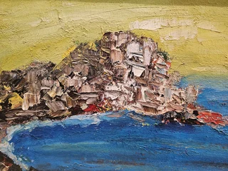 Cassari 1989 Oil On Board Painting