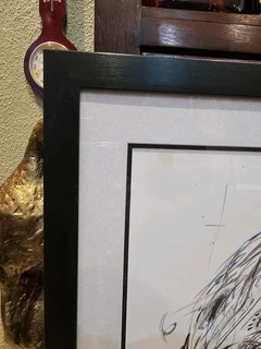 Indistinct Screen Print on Frabriano Paper Framed Art