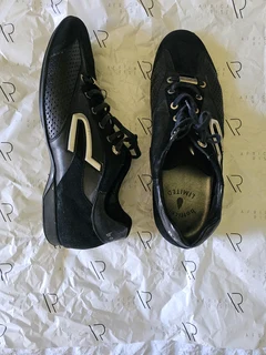 Roberto Botticelli Leather and Suede Sneakers