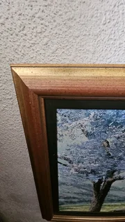 Jacaranda Street Oil Painting