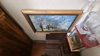 Jacaranda Street Oil Painting