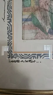 Martin Wenkidu 2 Artworks: I Wrote a Lette, and To My Love