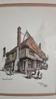 Phillip Bawcombe Watercolor On Paper Signed Art