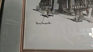 Phillip Bawcombe Watercolor On Paper Signed Art