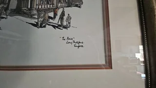 Phillip Bawcombe Watercolor On Paper Signed Art