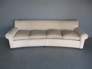 Vintage Curved Line 4 Seater Couch
