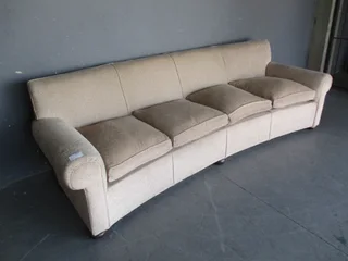 Vintage Curved Line 4 Seater Couch