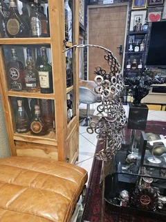 Face Mask Sculpture on Stand