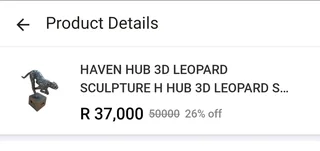 Metal Cheetah on the Run Sculpture