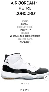 Air Jordan 11 Retro Concord
