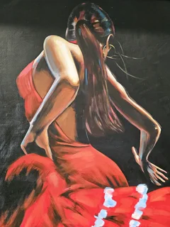 Flamenco Dancer – Original Oil on Board (2015)