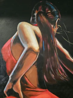 Flamenco Dancer – Original Oil on Board (2015)