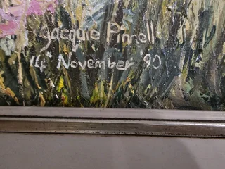 Original Oil Painting by Jacquie Pinnell (1990)